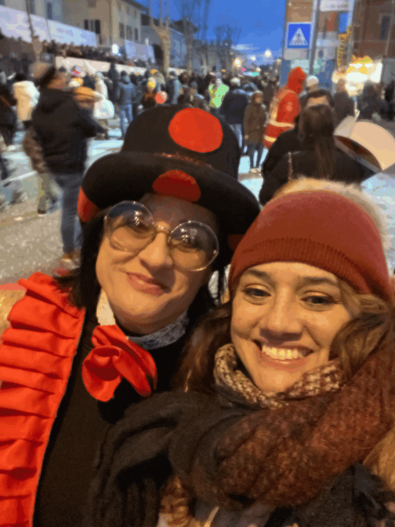 Foto com a presidente da Carnavalesca