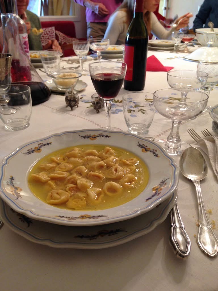 Cappelletti no almoço de Natal