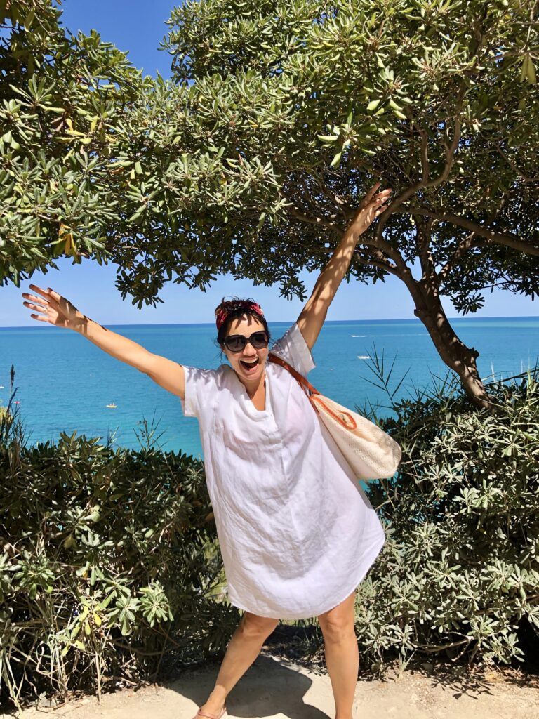 Valeria curtindo o verão em San Michele