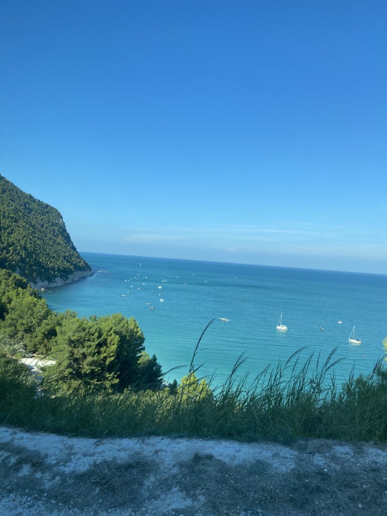 Vista da praia de San Michele