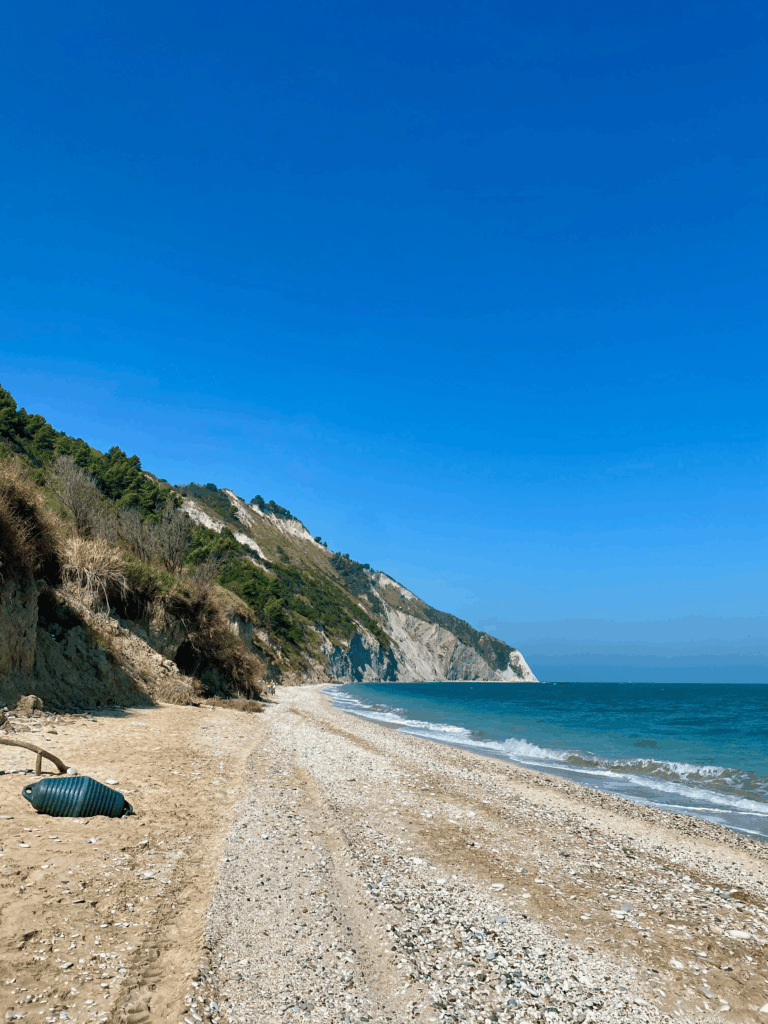 Parte norte da praia