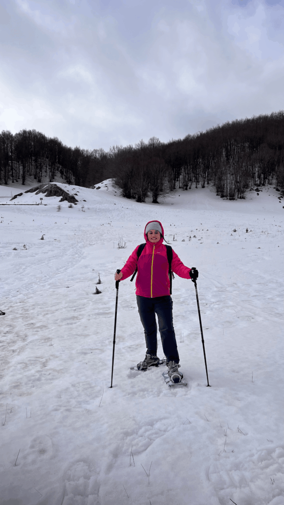 A excursão com as raquetes foi realizada com Leonardo Vicconte, um guia histórico do parque