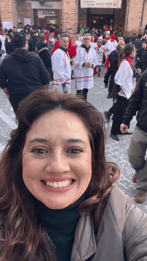 Eu que participo da festa