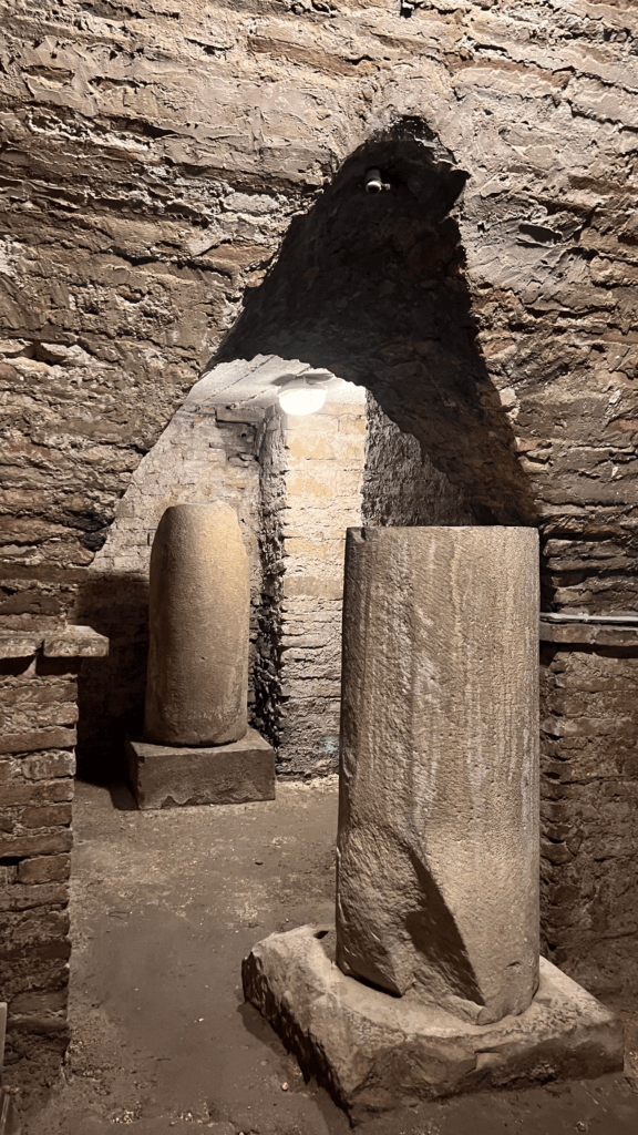 Area arqueológica da igreja de Santo Agostinho