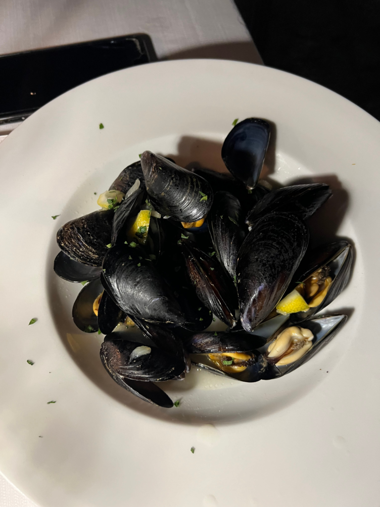 Moscioli: mexilhão selvagem