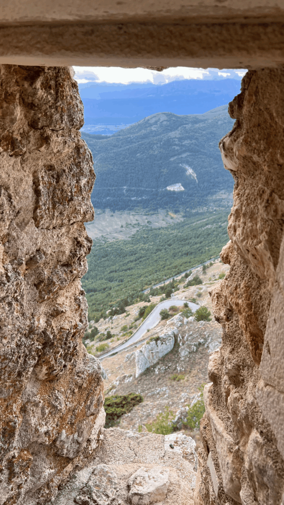 Panorama de uma das janelas do forte
